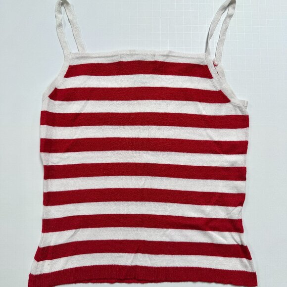 AMANDA VINCI / STRIPED TANK TOP / SIZE SMALL - Picture 3 of 6